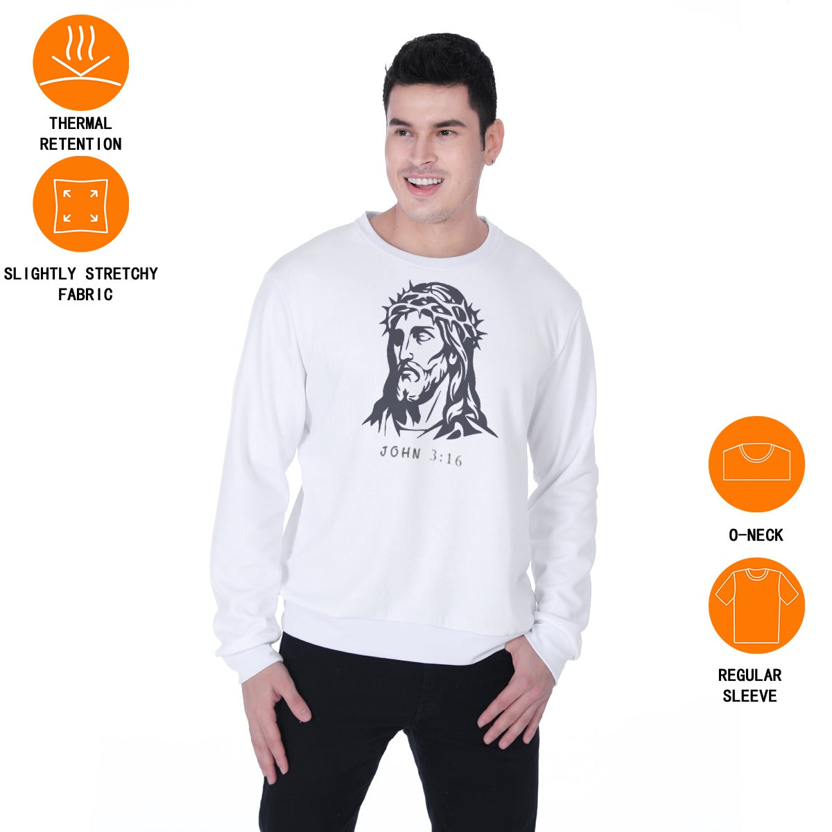 All-Over Print Men's Heavy Fleece Sweatshirt