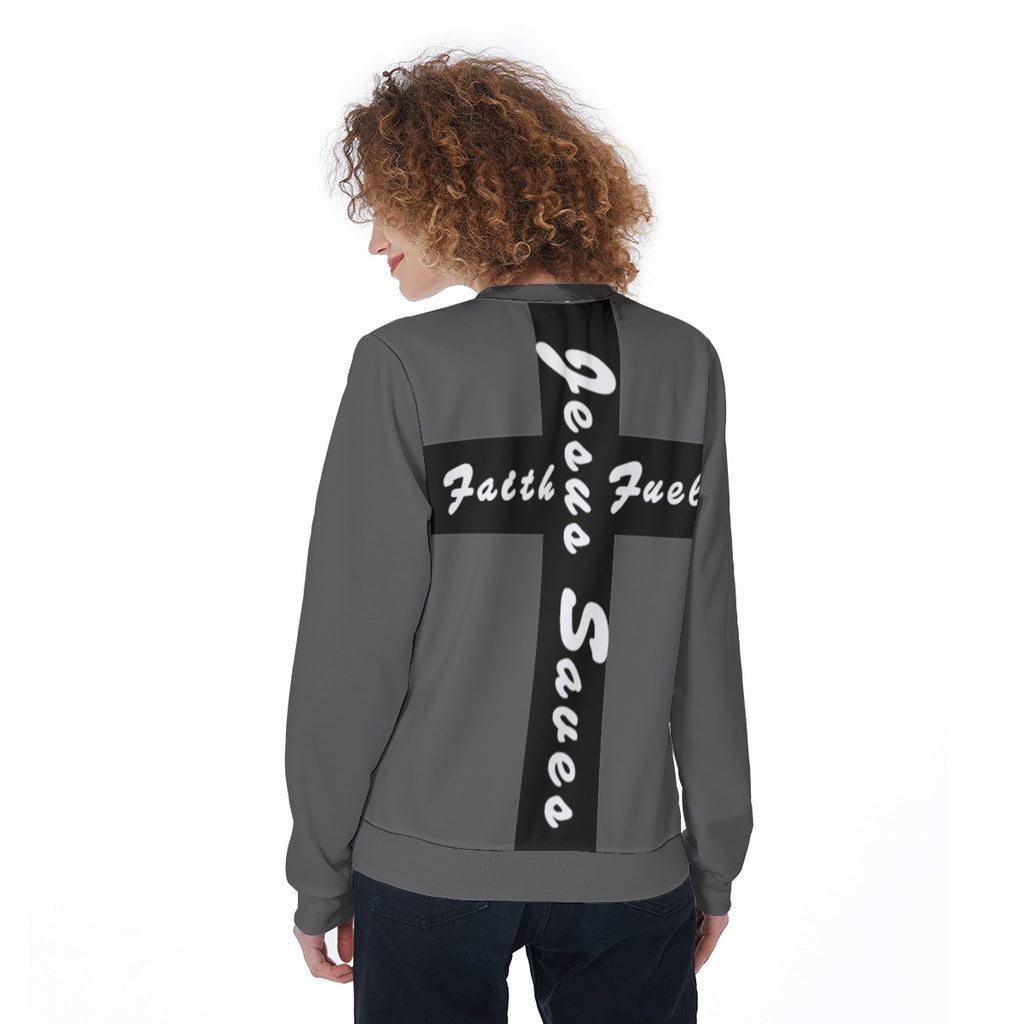 All-Over Print Women's Loose Sweatshirt